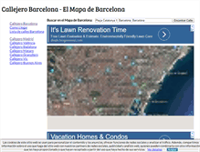 Tablet Screenshot of callejero-barcelona.es